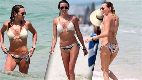 Sizzling Katie Cassidy Flaunts Her Fabulous Bikini Body In Miami See