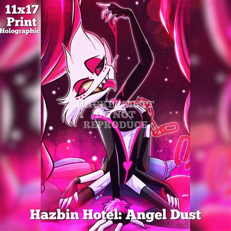 Hazbin Hotel: Angel Dust 11x17in Holographic Print - Etsy