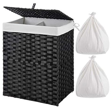 Greenstell Laundry Hamper With Removable Liner Bags L Divided