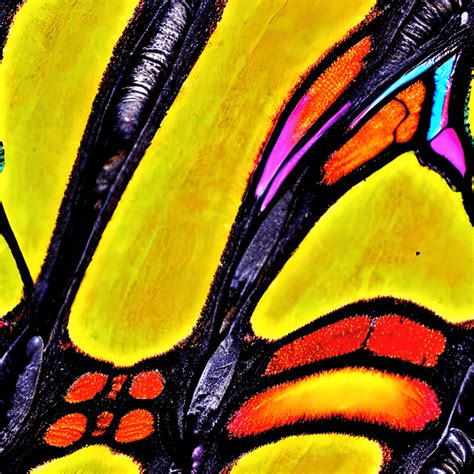 Colorful Butterfly Wings Graphic with Hyper Realistic Detail · Creative ...