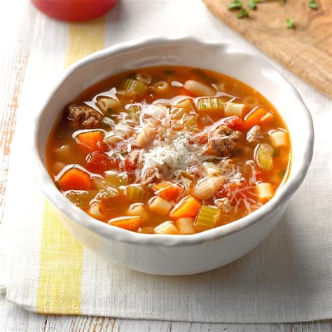 Slow Cooker Pasta E Fagioli Recipe Taste Of Home