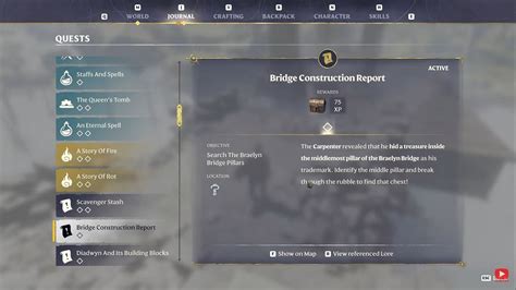 Enshrouded Bridge Construction Report Quest Guide