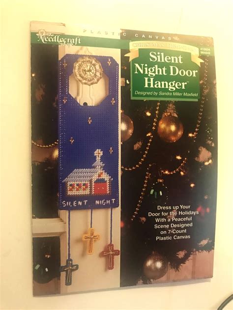 Silent Night Door Hanger Kit By Needlecraft Shop Plastic Etsy