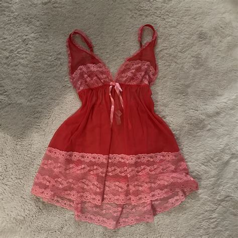 Vintage Victorias Secret Babydoll Lingerie Depop