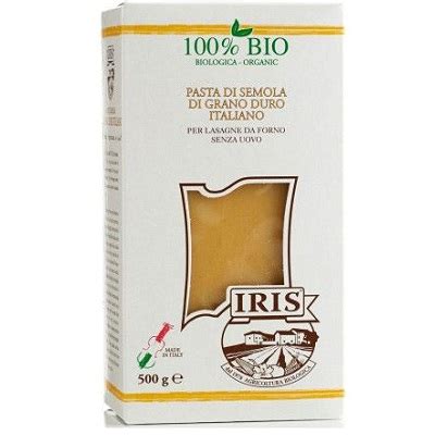 Paste Lasagna Din Grau Dur Bio 500 G Iris Bio Bebe Tei