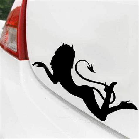 Buy Metvi Sticker Sexy Devil Car Sticker Beauty Vinyl Waterproof Laptop