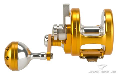 Jigging Master Ocean Devil Fishing Reel Gold Silver Size PE8 Left