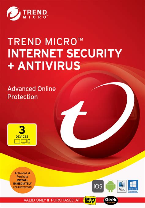 Customer Reviews Trend Micro Internet Security 3 Devices Mac OS