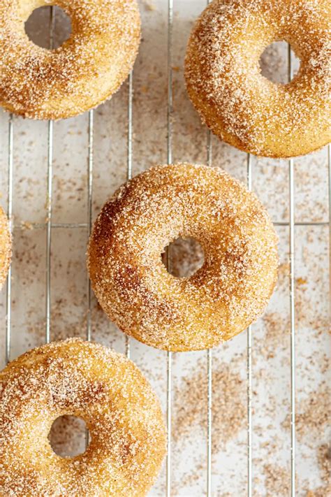 Baked Sourdough Doughnuts With Cinnamon Sugar Sourdough Baking