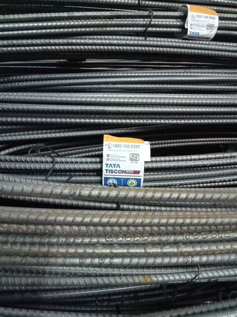 Mm Tata Tiscon Tmt Bars For Construction Grade Fe D At Rs