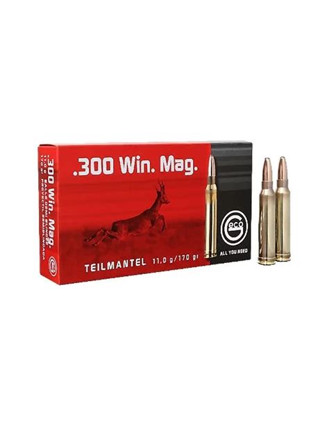 Munition De Grande Chasse Geco Win Mag Teilmantel Tm Demi Blind E