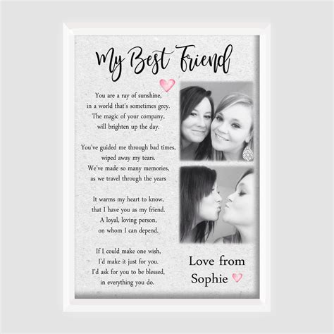 My Best Friend Photo Poem Print | Cloud Nine Treasures