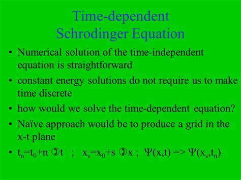 Schrodinger Equation Time Independent