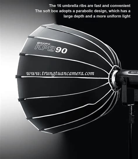 Softbox Parabolic Deep Cm Thao T C Nhanh Triopo Kp Ng M Bowen