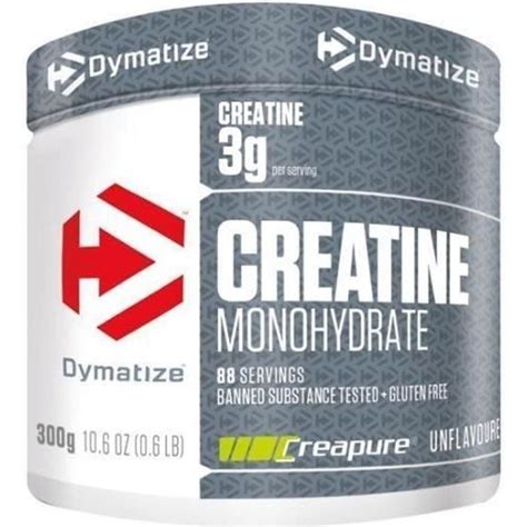 Créatine Monohydrate Créapure Dymatize En Poudre 500 G Cdiscount Sport