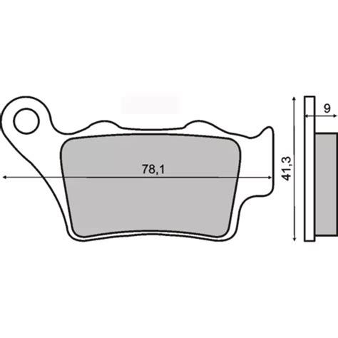 PAIRE PLAQUETTE DE Frein Frittées For KTM 450 EXC 4T 2003 2003 EUR 35