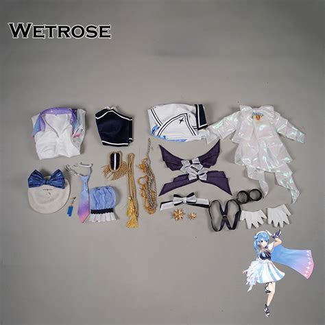wetrose  stock hoshimachi suisei original debut outfit cosplay