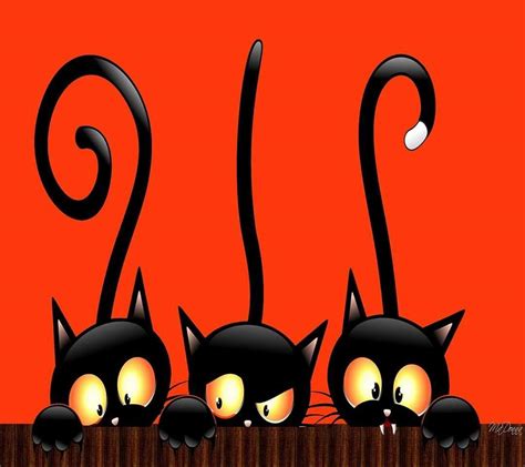 Halloween Cats Wallpapers - Wallpaper Cave