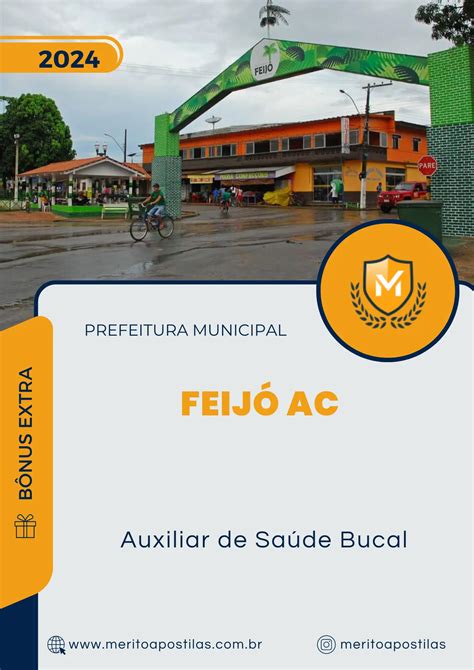 Apostila Auxiliar De Sa De Bucal Prefeitura De Feij Ac M Rito