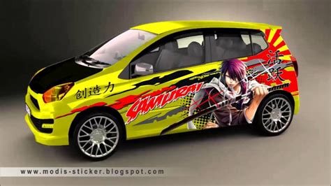 Jual Stiker Decal Mobil Custom Stiker Printing Sticker Mobil Custom