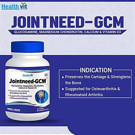 Buy Healthvit Tablets Jointneed Gcm Online At Best Price Of Rs