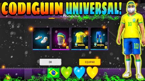 CODIGUIN UNIVERSAL NOVO CODIGUIN DA CBF PRA TODOS CODIGUIN FREE FIRE