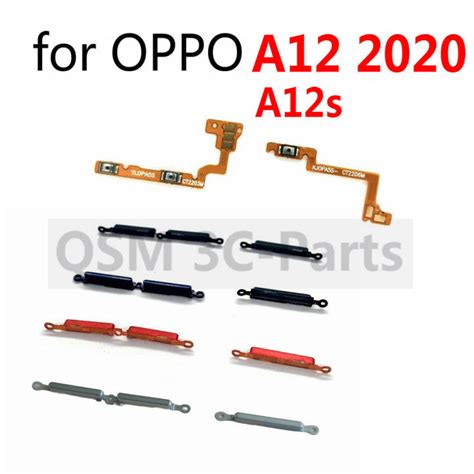 For Oppo A12 2020 A12s Flex Cable Volume Power On Off Button Switch