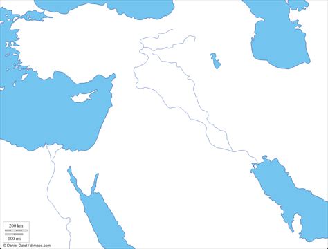 Fertile Crescent Free Map Free Blank Map Free Outline Map Free Base