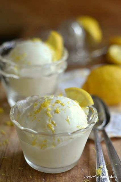 Fresh Lemon Ice Cream • The View From Great Island