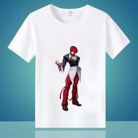 The King Of Fighters Cosplay T Shirt KOF Kyo Kusanagi Iori