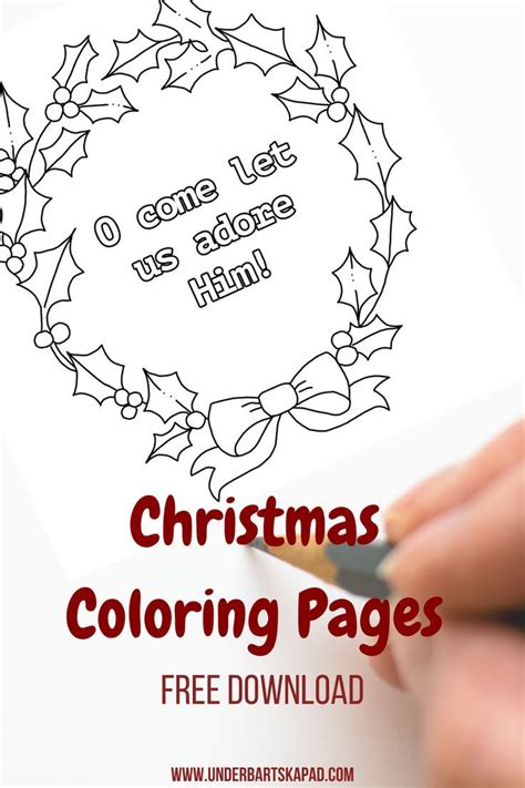 Christmas Coloring Pages With Bible Verses Artofit