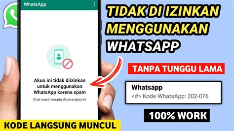 Cara Mengatasi Akun Ini Tidak Diizinkan Menggunakan Whatsapp Karena