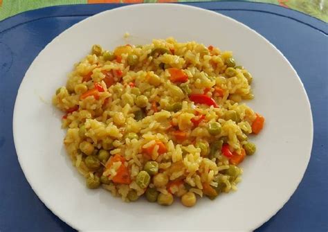 Arroz Colorido Con Arvejas Secas Receta De Huerta Comunitaria Del Prado