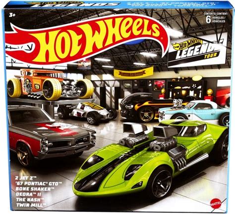 Mattel Hot Wheels Legends Tour Themed 6 Speelgoedvoertuigen Bol