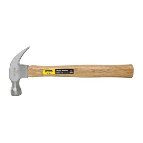 Stanley Oz Curved Claw Wood Handle Nailing Hammer