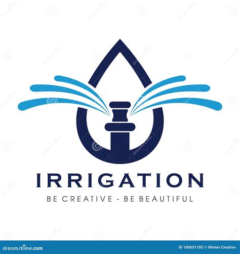 Sprinkler and Irrigation Logo Vector Inspiration Stock Vector ...