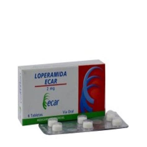 Loperamida 2 Mg 6 Tabletas Ec Tu Droguería en Línea