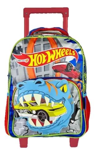 Mochila Hot Wheels Primaria Con Carrito Vs Envío gratis