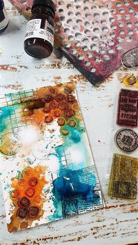 Tim Holtz Tutorials Video Kunst Mit Gemischten Medi