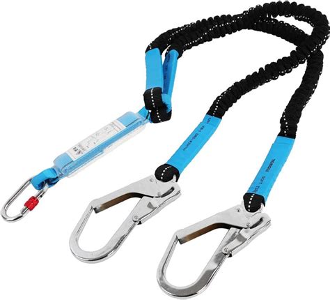 High Strength Safety Energy Absorber Webbing Lanyards For Fall