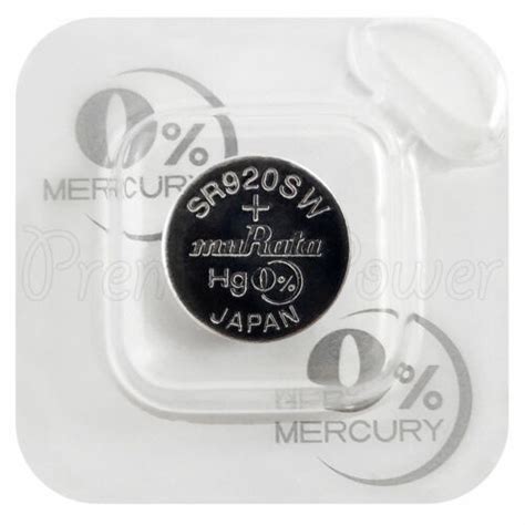 1 X Murata 371 Battery SR920SW Silver Oxide 1 55V 370 V371 SR69 For