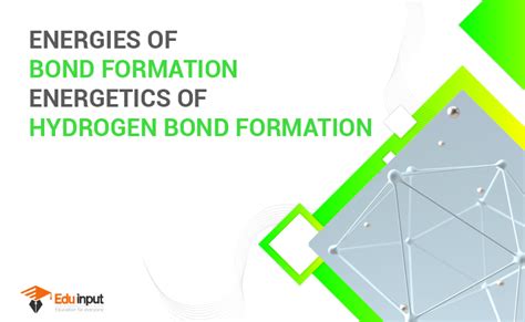 Energies of bond formation | Energetics of Hydrogen bond formation