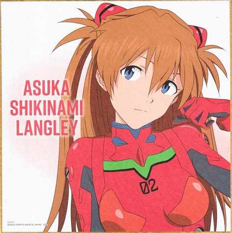 Khara Gainax Neon Genesis Evangelion Asuka Langley Soryu Shikishi