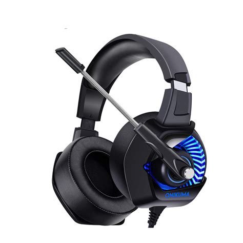 ONIKUMA K6 Stereo Gaming Headset Blue LED Light Erksosy