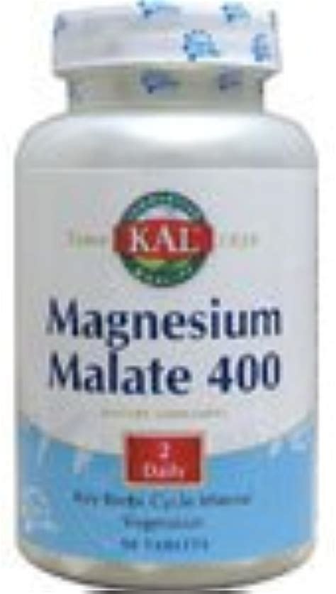 Amazon Kal Magnesium Malate Mg Chelated Magnesium Supplement