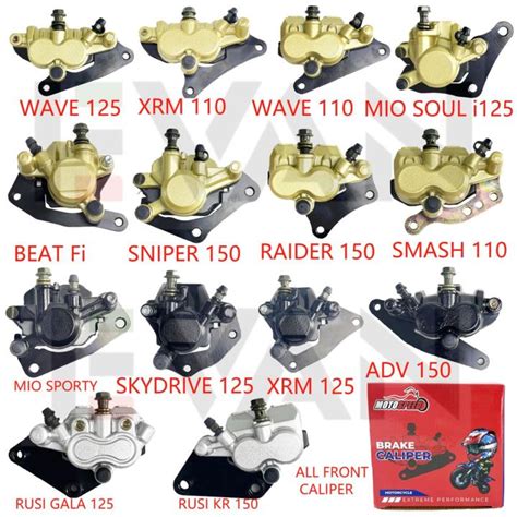 Evan Shop Brake Caliper Front Wave Xrm Sniper Raider Rusi Beat Smash