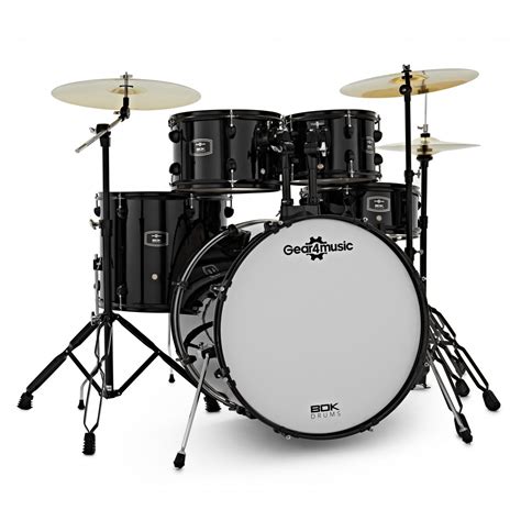 Bdk 22 Expanded Rock Drum Kit By Gear4music Black At Gear4music