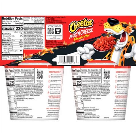 Cheetos® Flamin Hot® Flavor Mac N Cheese Pasta 4 Ct 2 11 Oz Fred