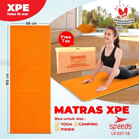 Jual Speeds Matras Lipat Duduk Xpe Polos Olahraga Yoga Baby Tebal