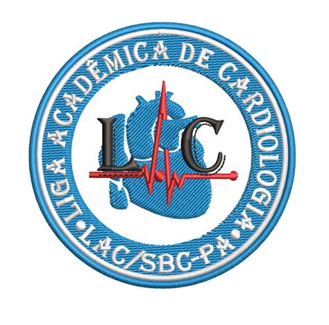 Matriz Bordado Liga Acadêmica de Cardiologia Lac Sbc Pa Elo7